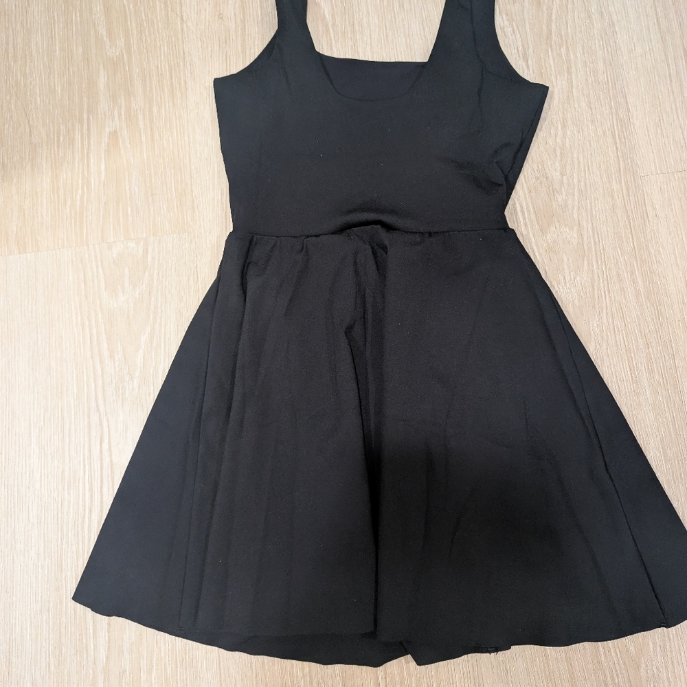 SPANX Black Get Moving Tank A-Line Mini Dress - Picture 9 of 15